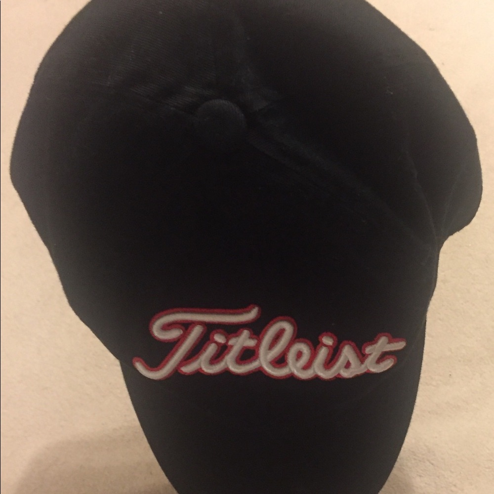 Titleist Black Golf Cap Pro Titanium 905 Sz L/LX